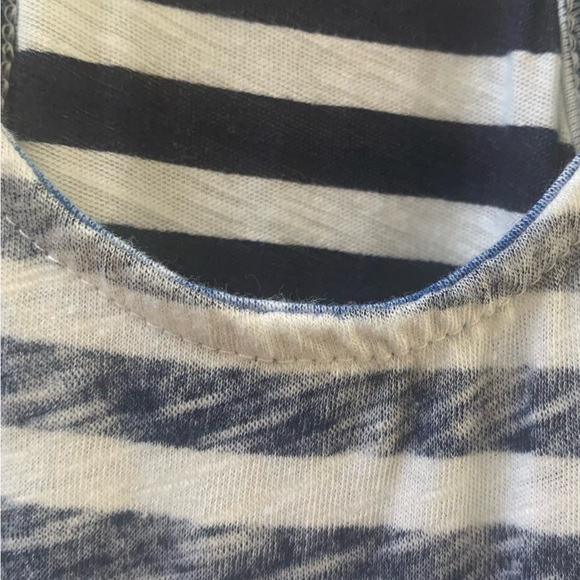 SZ XS Soft Joie Blue Striped Racerback Maxi Dress - Picture 7 of 7